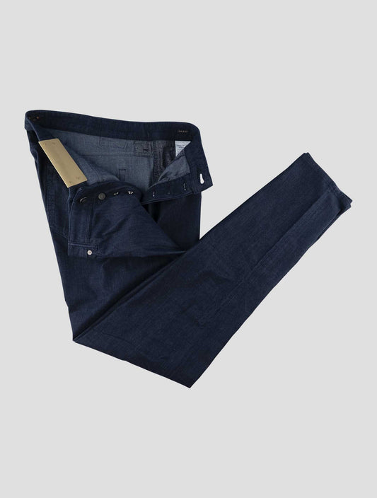 Incotex Blue Cotton Viscose Pl Ea Jeans