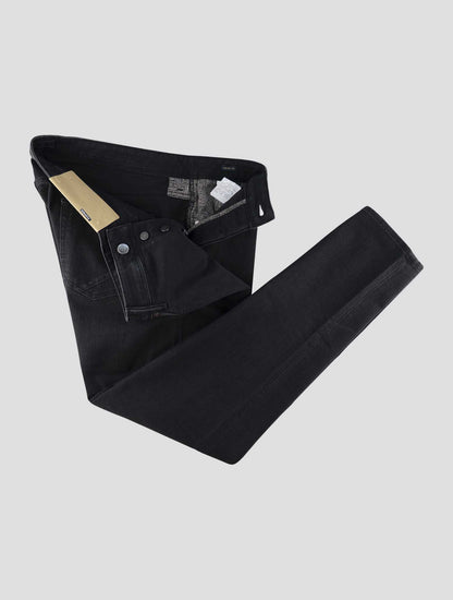 Incotex Black Cotton  Pl Ea Jeans