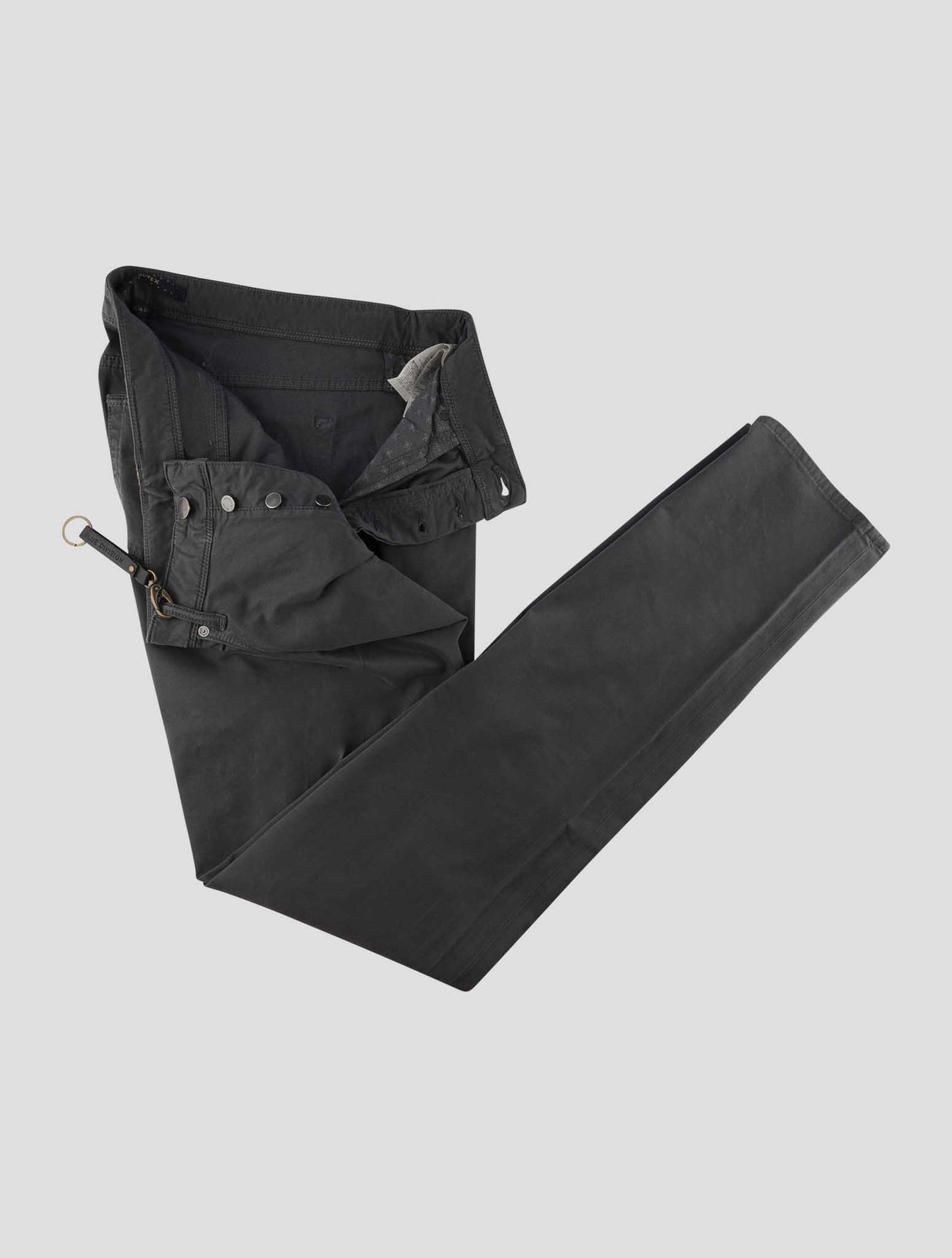 Incotex Gray Modal Cotton Ea Jeans
