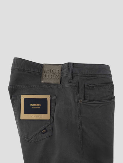 Incotex Gray Modal Cotton Ea Jeans