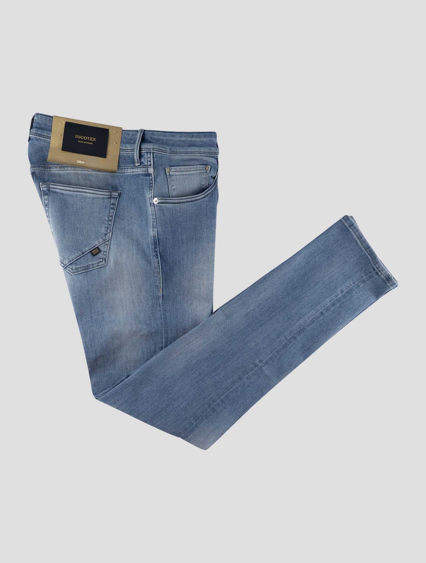 Incotex Blue Cotton Els Ea Jeans