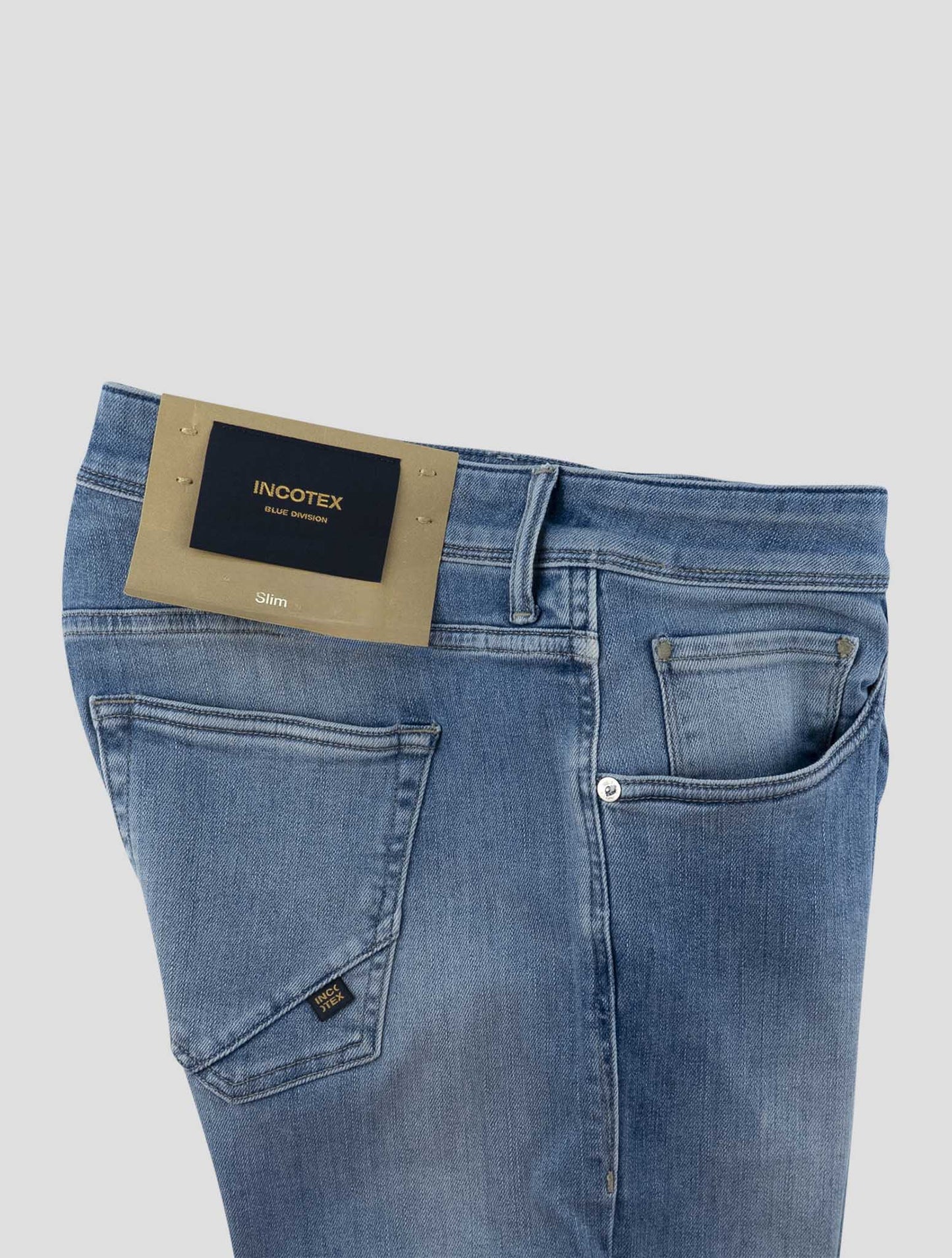 Incotex Blue Cotton Els Ea Jeans