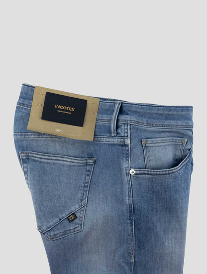 Incotex Blue Cotton Els Ea Jeans