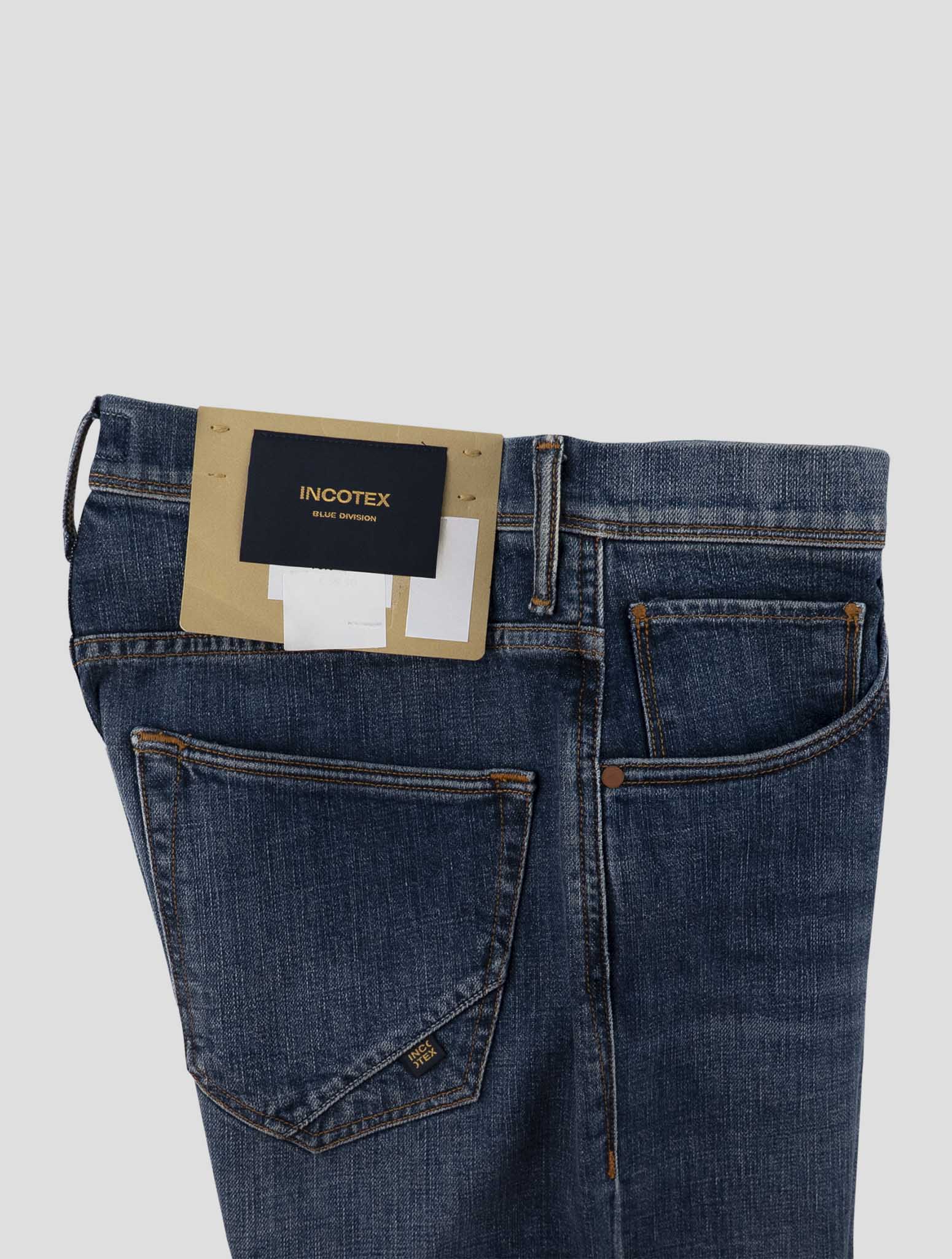Incotex Blue Cotton Ea Jeans
