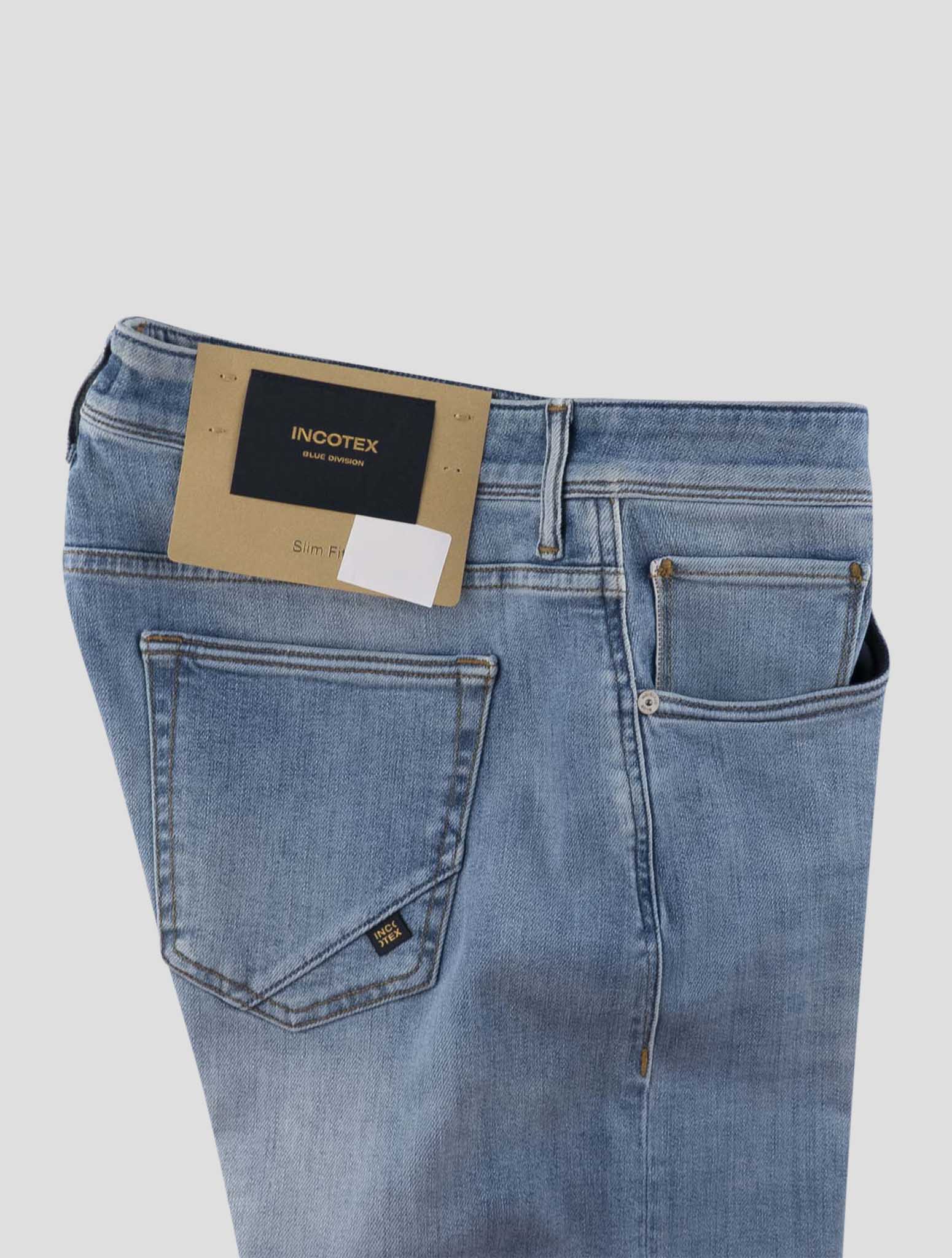 Incotex Blue Cotton Ea Jeans