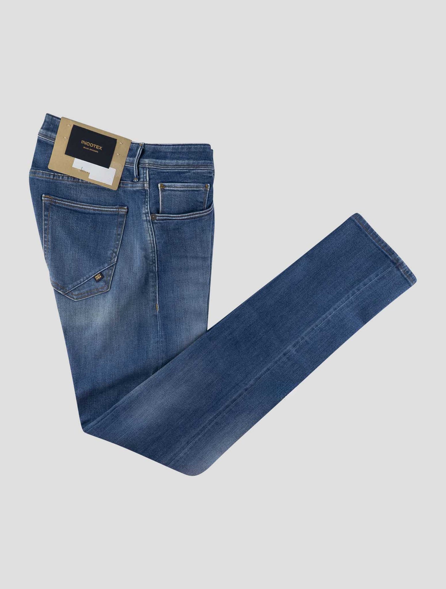 Incotex Blue Cotton Ea Jeans