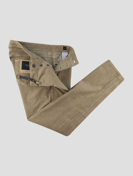 Incotex Beige Cotton Ea Jeans