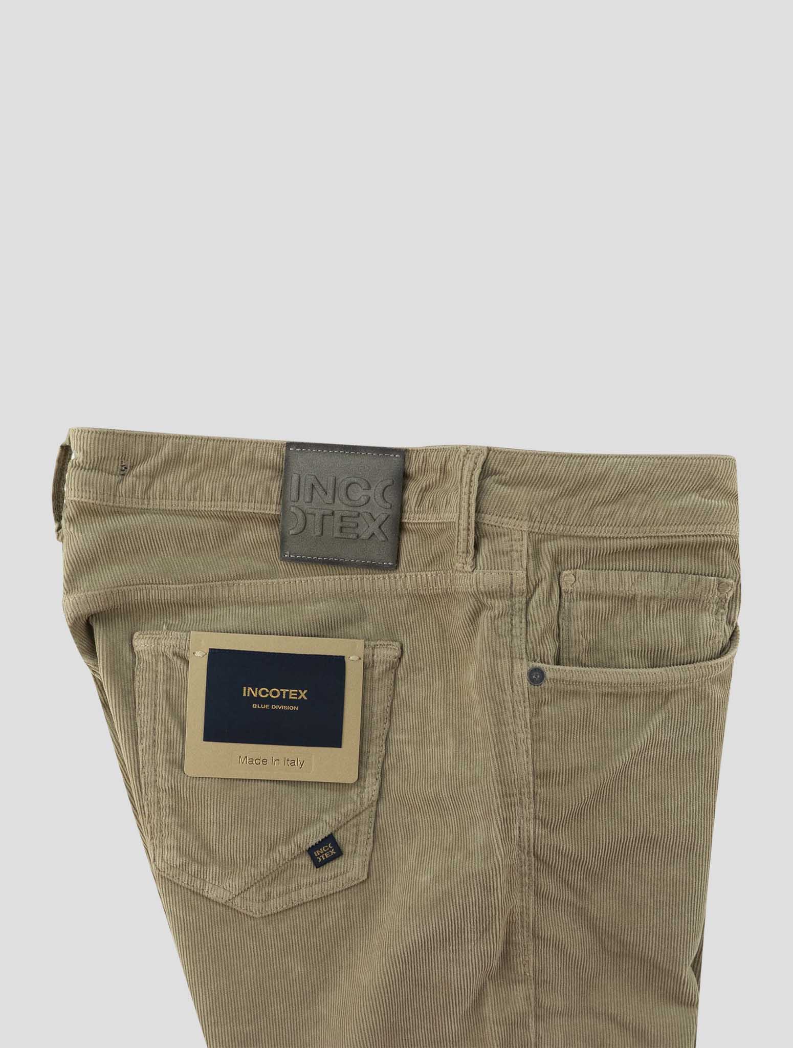 Incotex Beige Cotton Ea Jeans