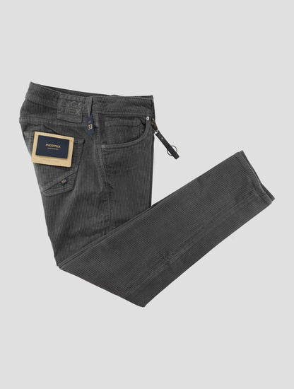 Incotex Gray Green Cotton Ea Jeans