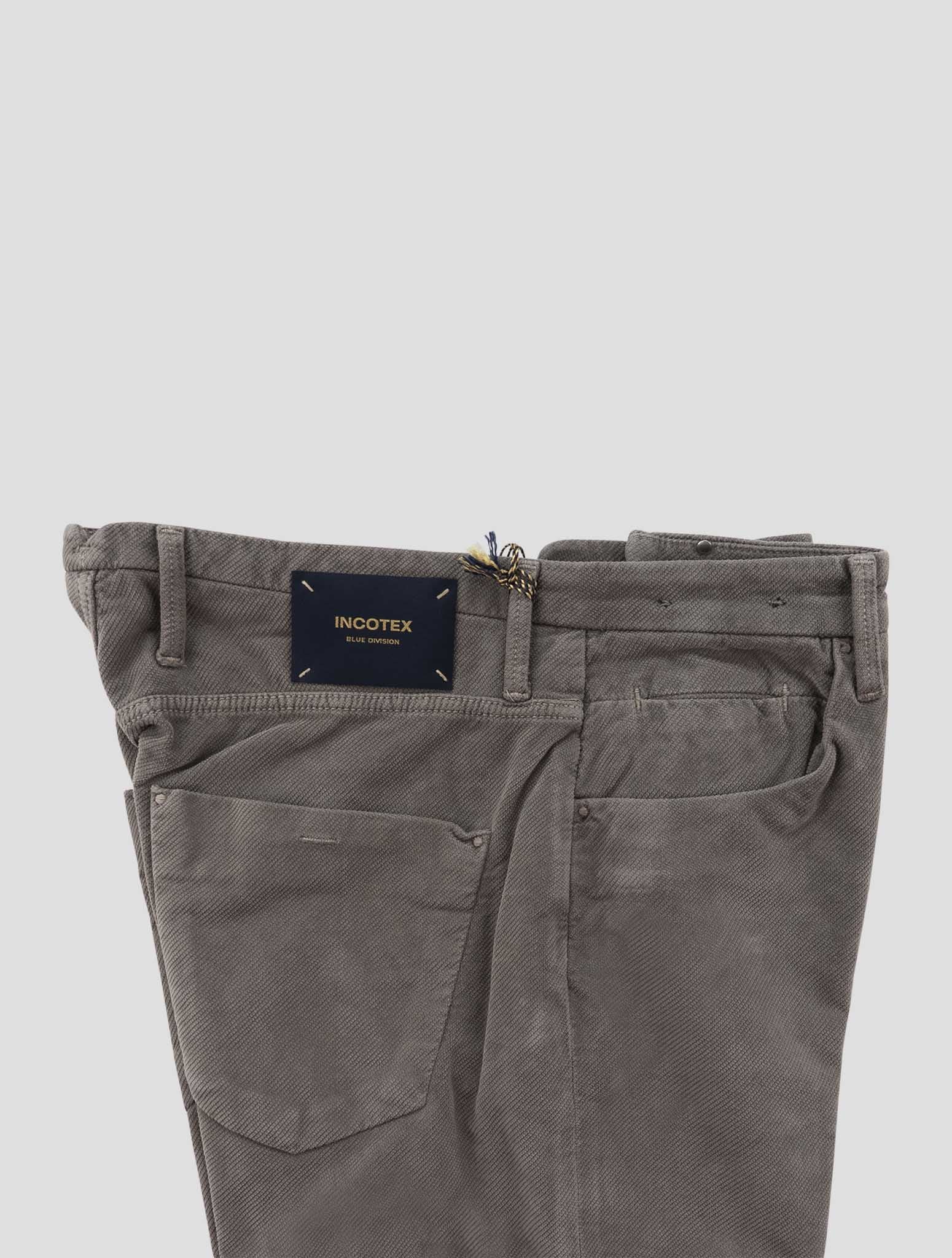 Incotex Gray Cotton Ea Jeans