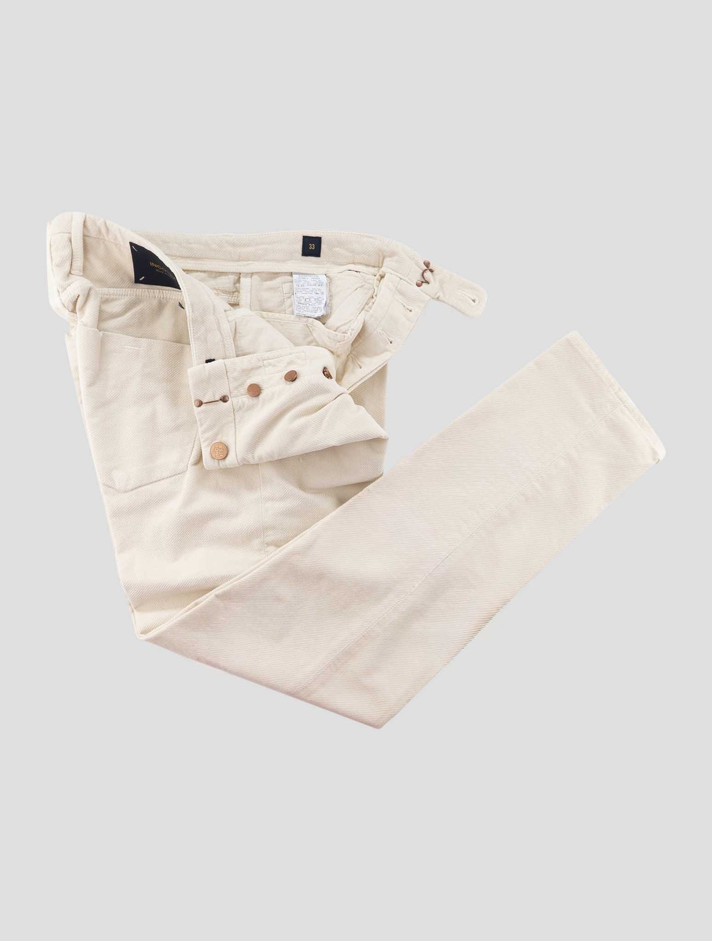 Incotex Beige Cotton Ea Jeans