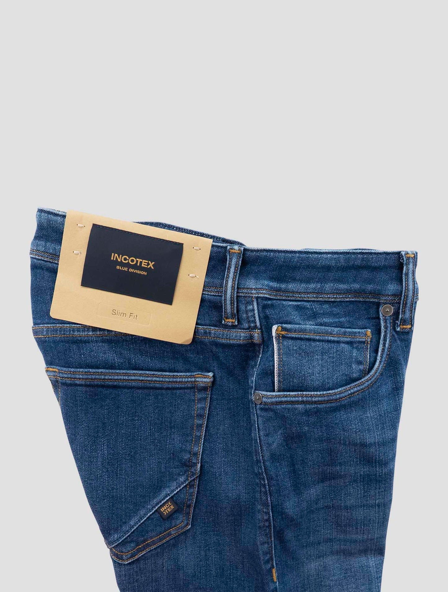 Incotex Blue Cotton Els Ea Jeans