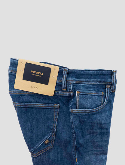 Incotex Blue Cotton Els Ea Jeans