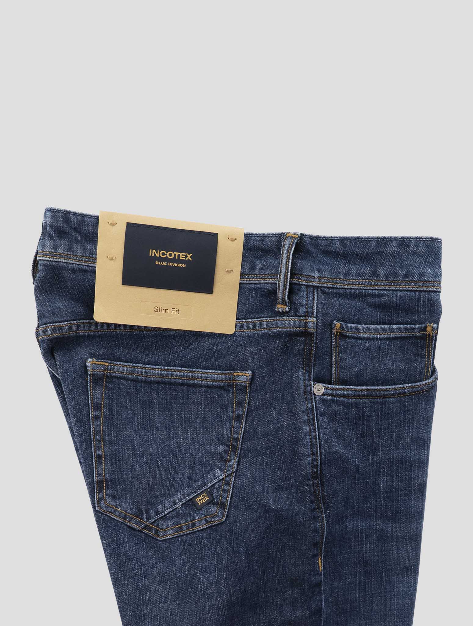 Incotex Blue Cotton Ea Jeans