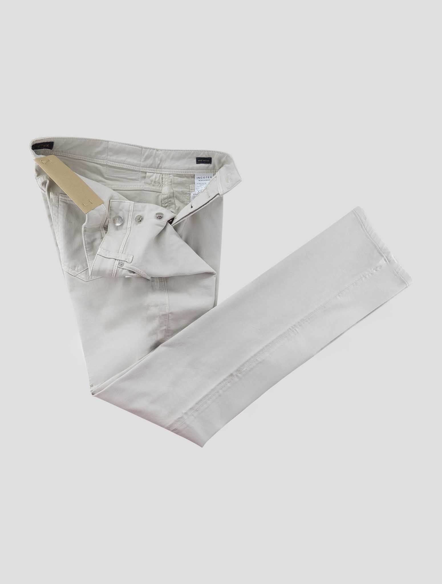 Incotex Light Beige Cotton Ea Jeans