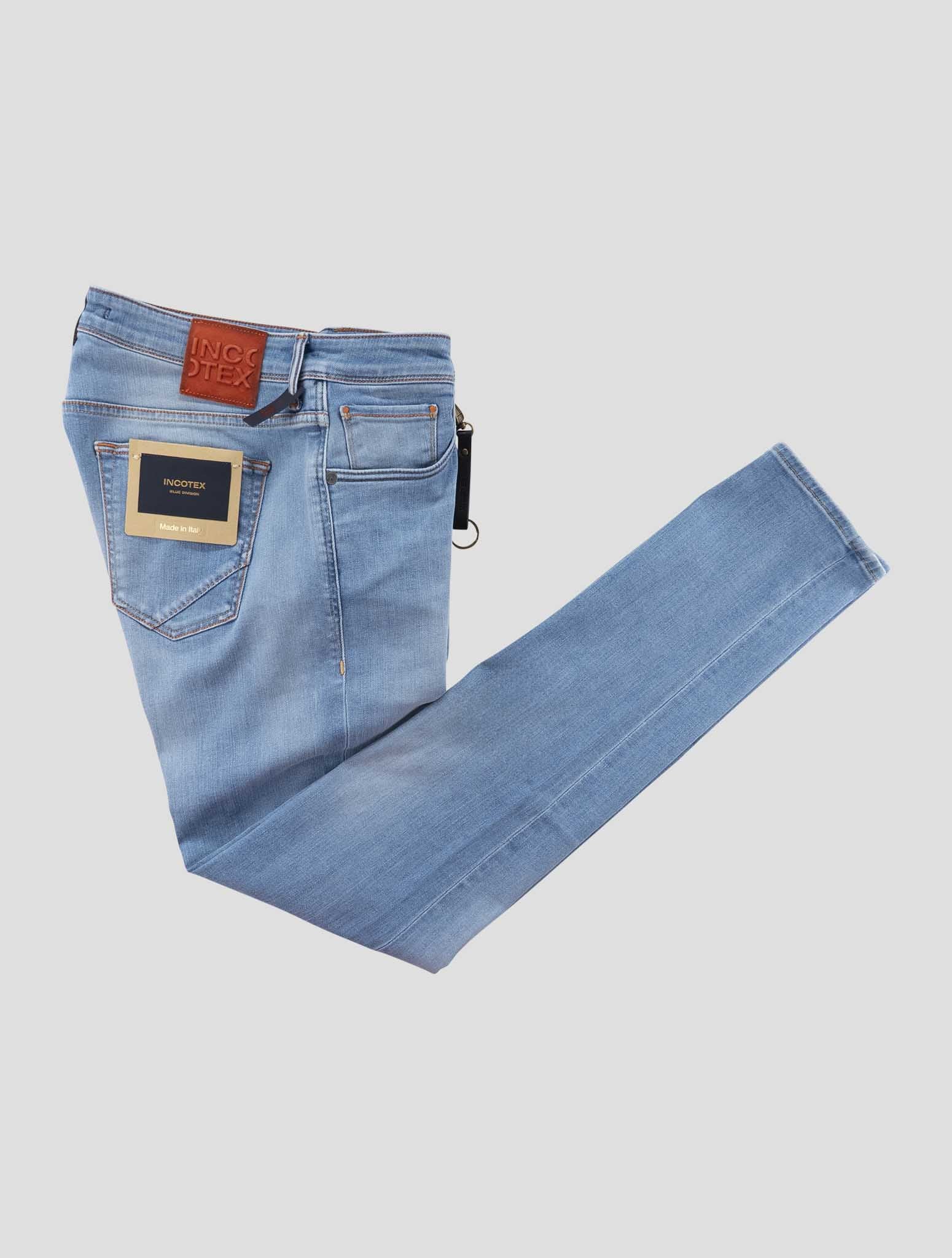 Incotex Blue Cotton Els Ea Jeans