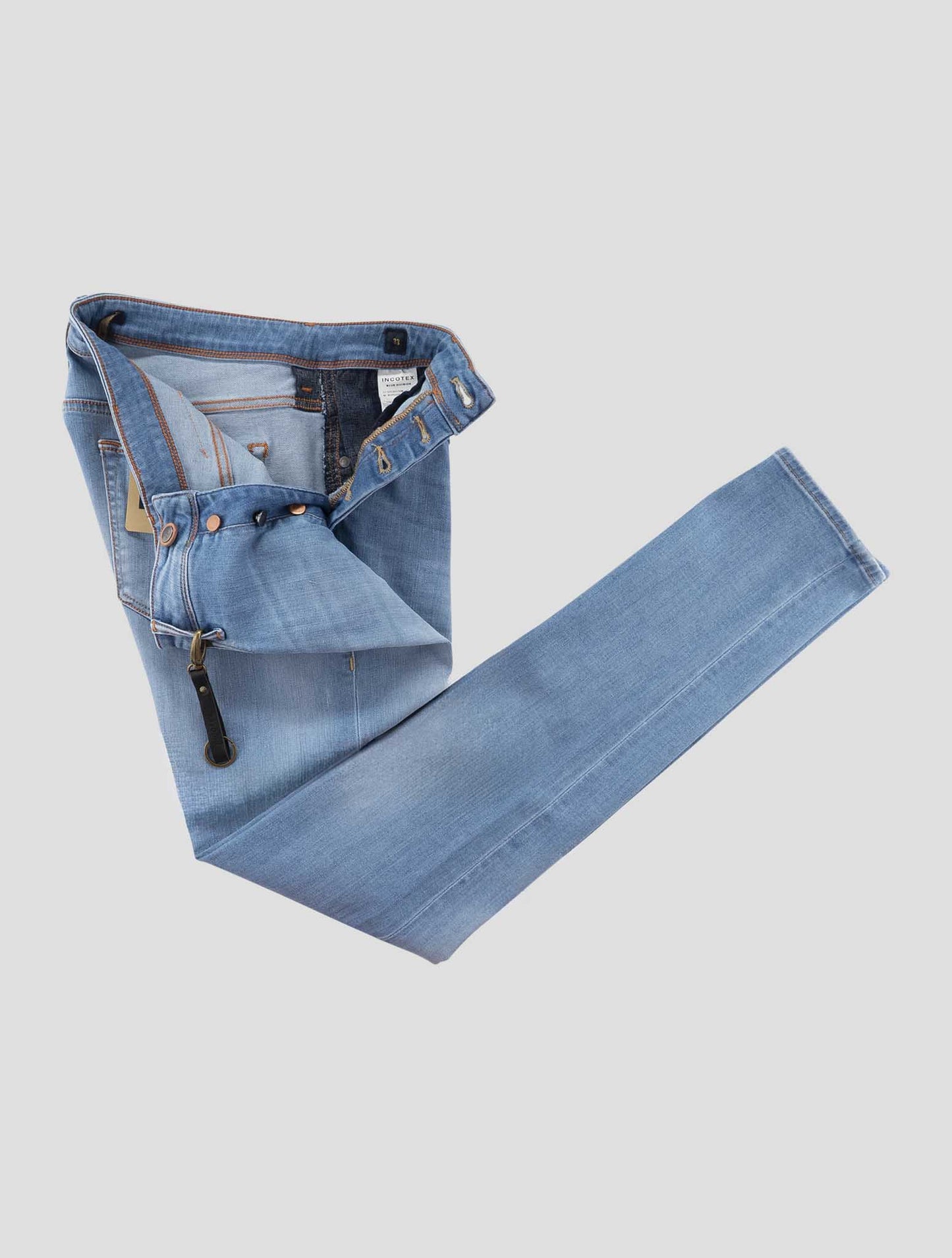 Incotex Blue Cotton Els Ea Jeans