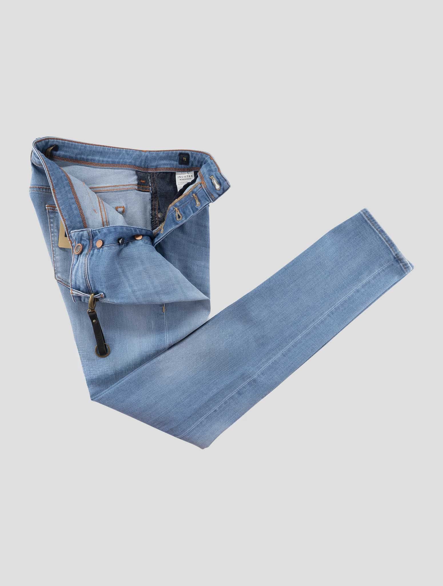 Incotex Blue Cotton Els Ea Jeans