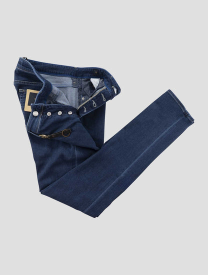 Incotex Dark Blue Cotton Pl Ea Jeans