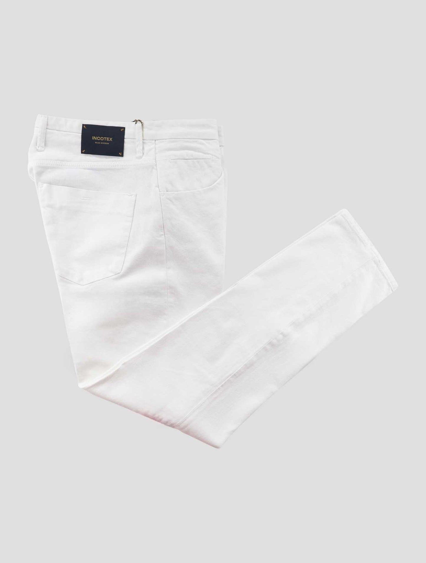 Incotex White Cotton Ea Jeans
