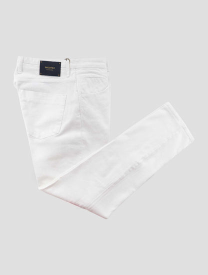Incotex White Cotton Ea Jeans