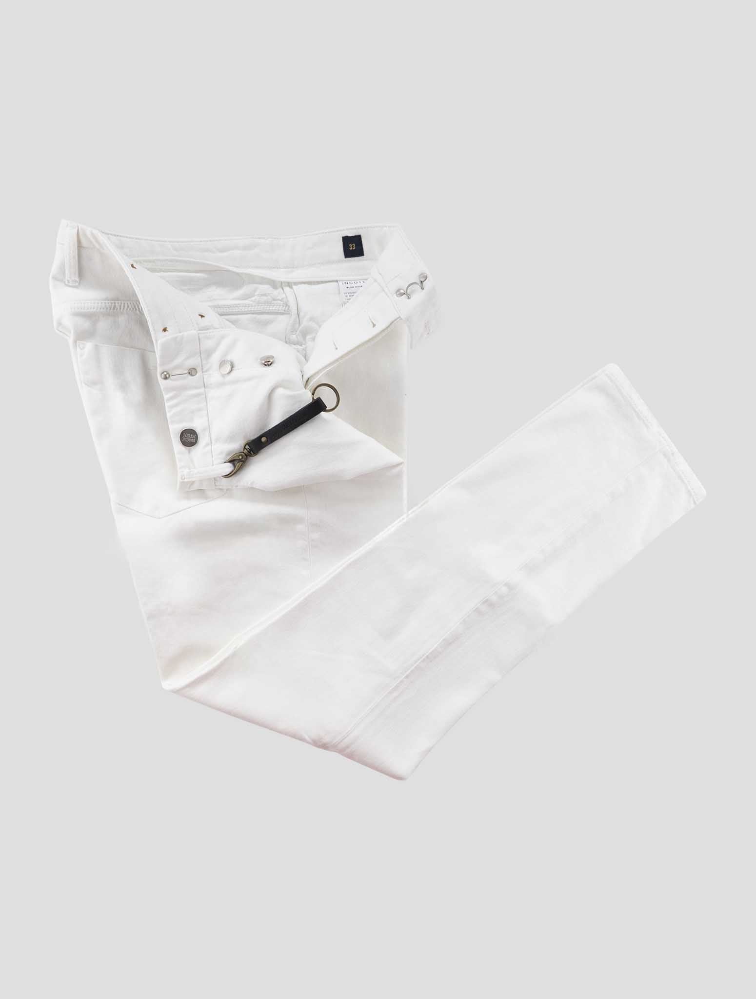 Incotex White Cotton Ea Jeans