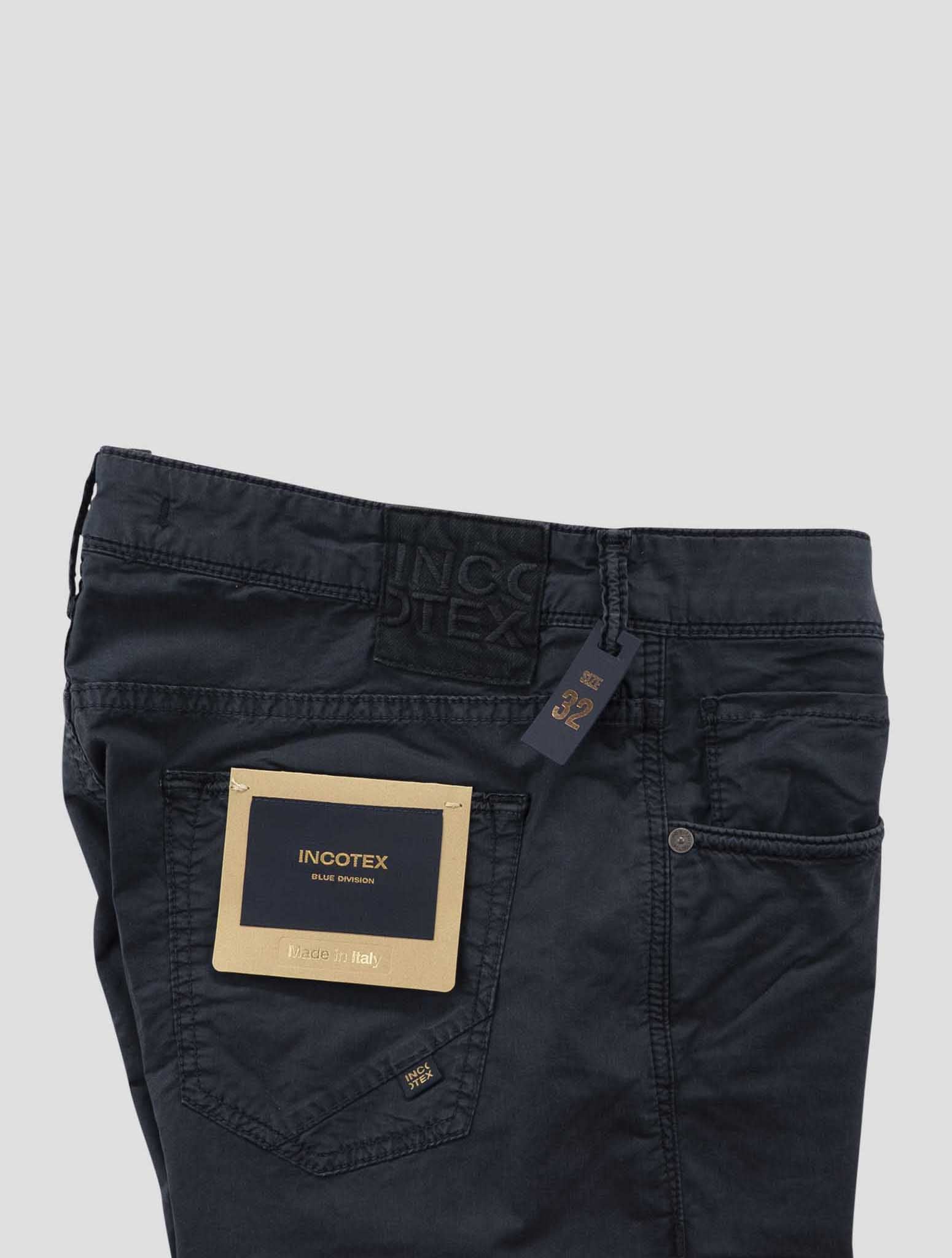 Incotex Blue Lyocell Cotton Ea Jeans
