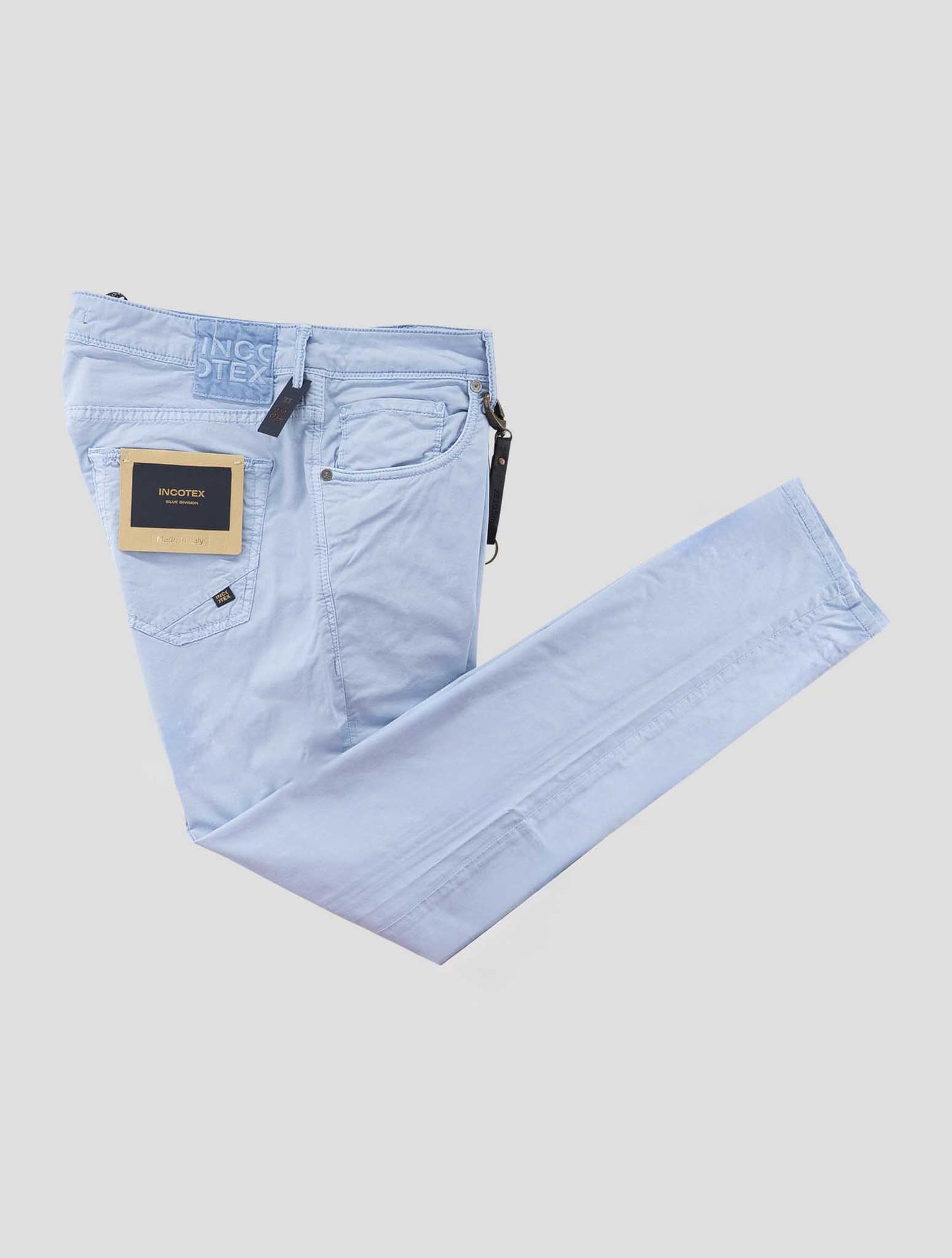 Incotex Light Blue Lyocell Cotton Ea Jeans