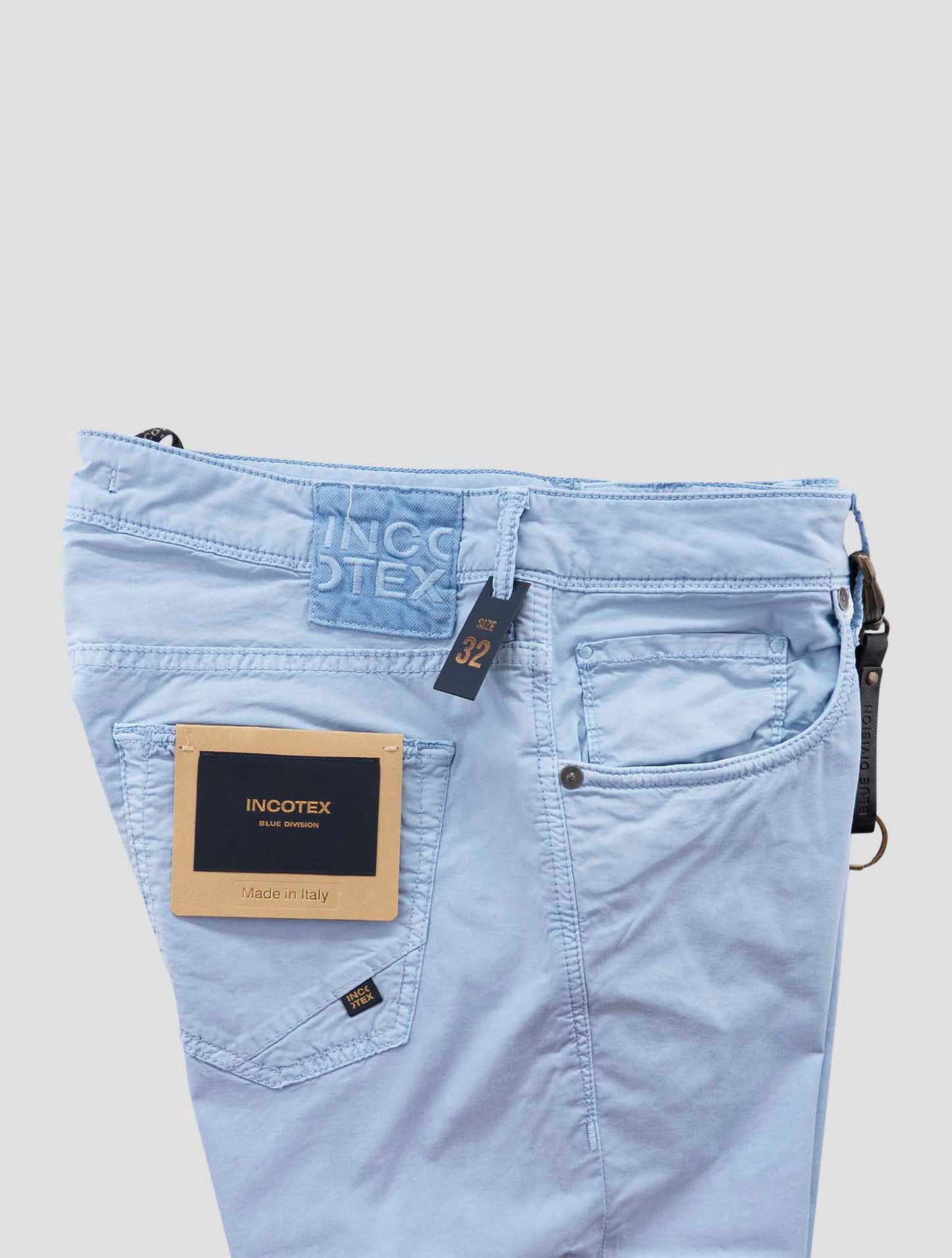 Incotex Light Blue Lyocell Cotton Ea Jeans