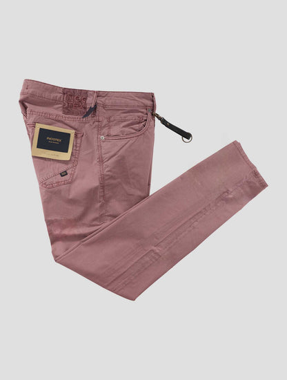 Incotex Pink Lyocell Cotton Ea Jeans