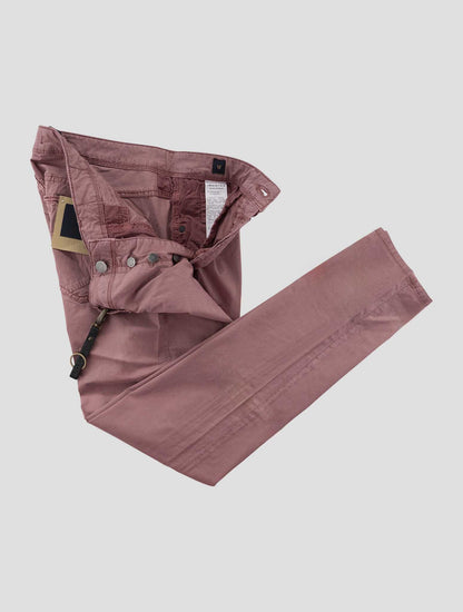 Incotex Pink Lyocell Cotton Ea Jeans