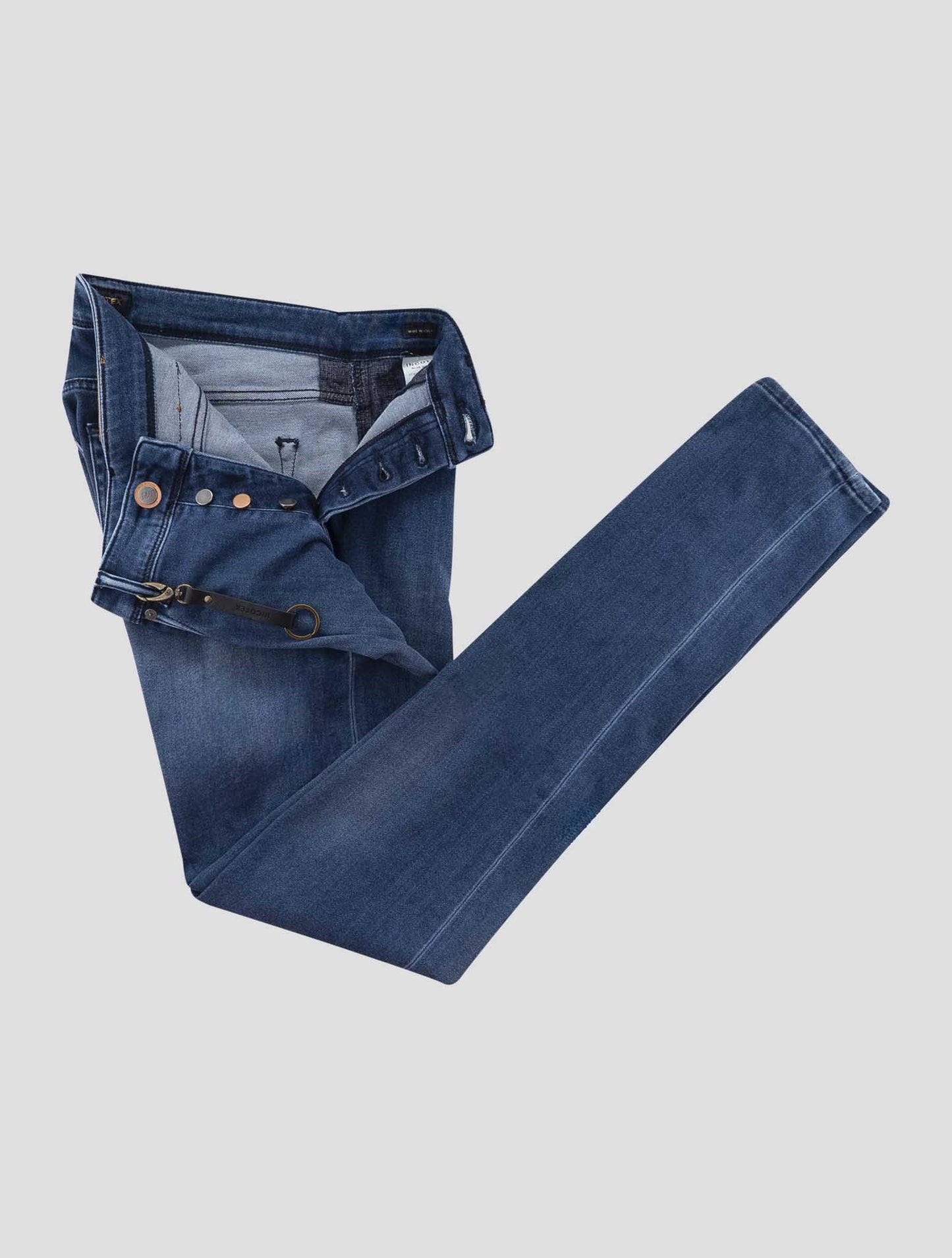 Incotex Blue Cotton Pl Ea Jeans