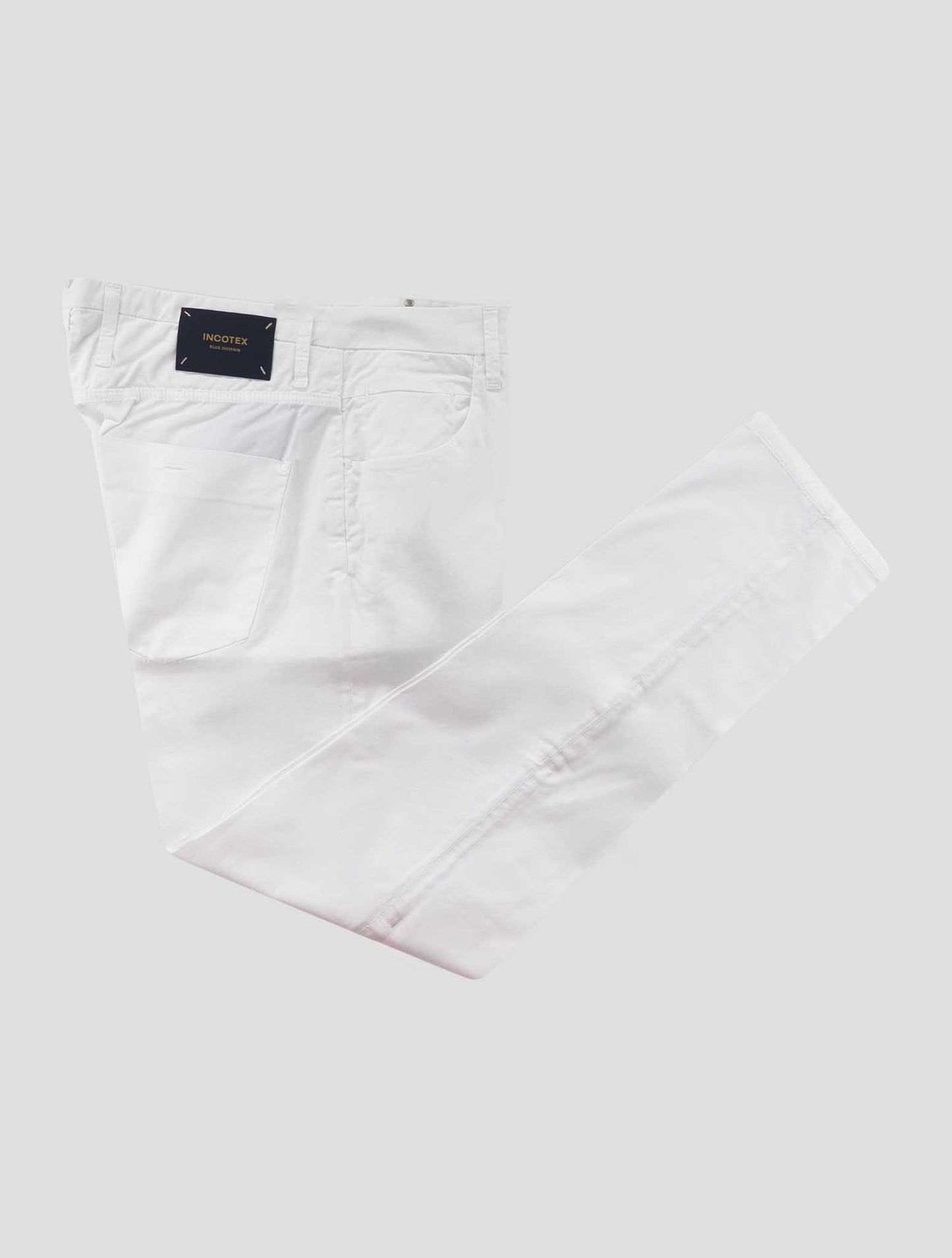 Incotex White Cotton Ea Jeans