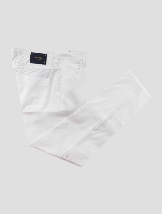 Incotex White Cotton Ea Jeans