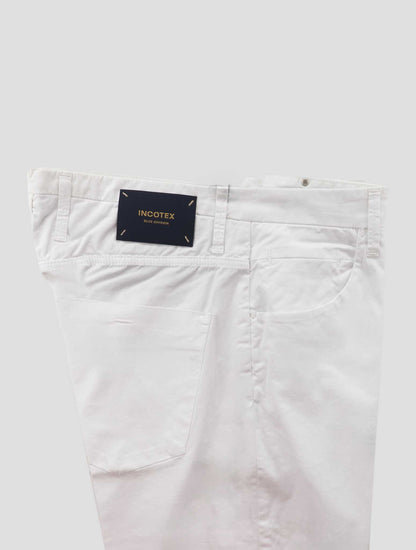 Incotex White Cotton Ea Jeans