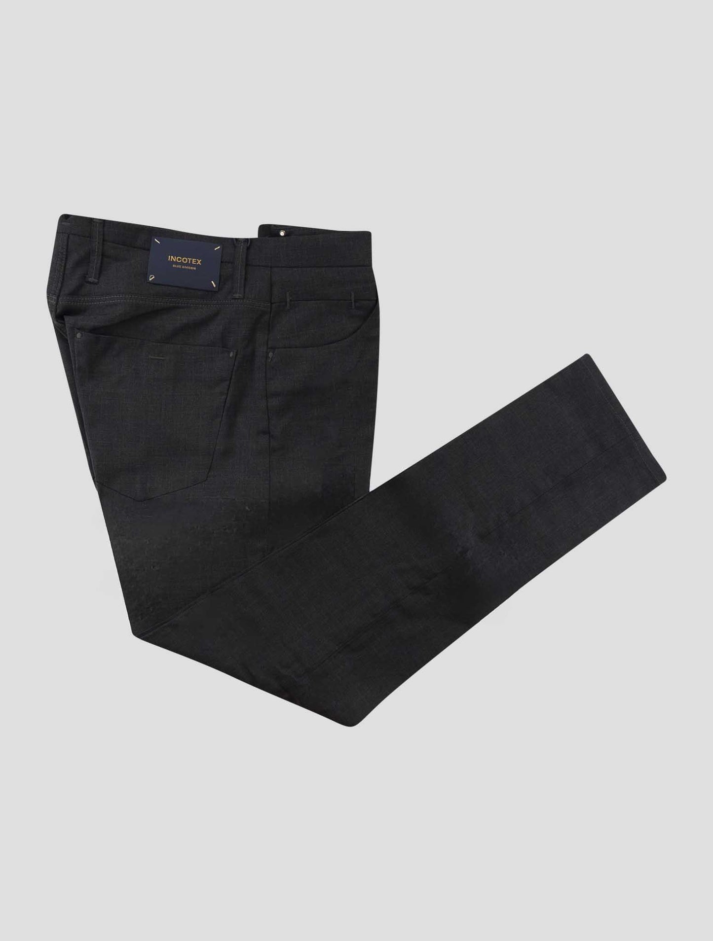 Incotex Dark Gray Virgin Wool Ea Jeans