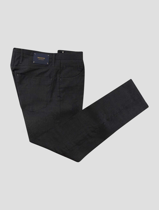 Incotex Dark Gray Virgin Wool Ea Jeans
