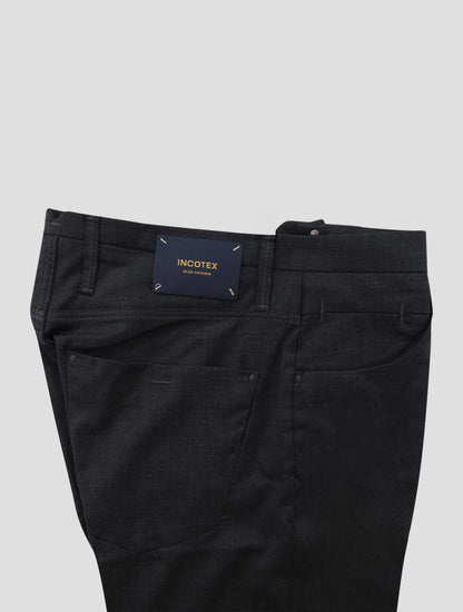 Incotex Dark Gray Virgin Wool Ea Jeans