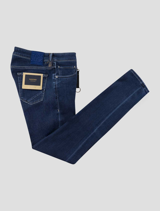 Incotex Blue Cotton Ea Limited Edition Jeans