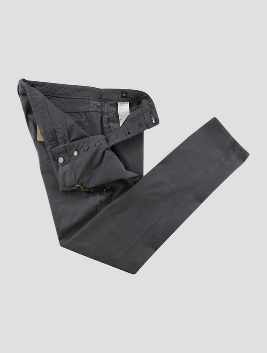 Incotex Gray Modal Cotton Ea Jeans