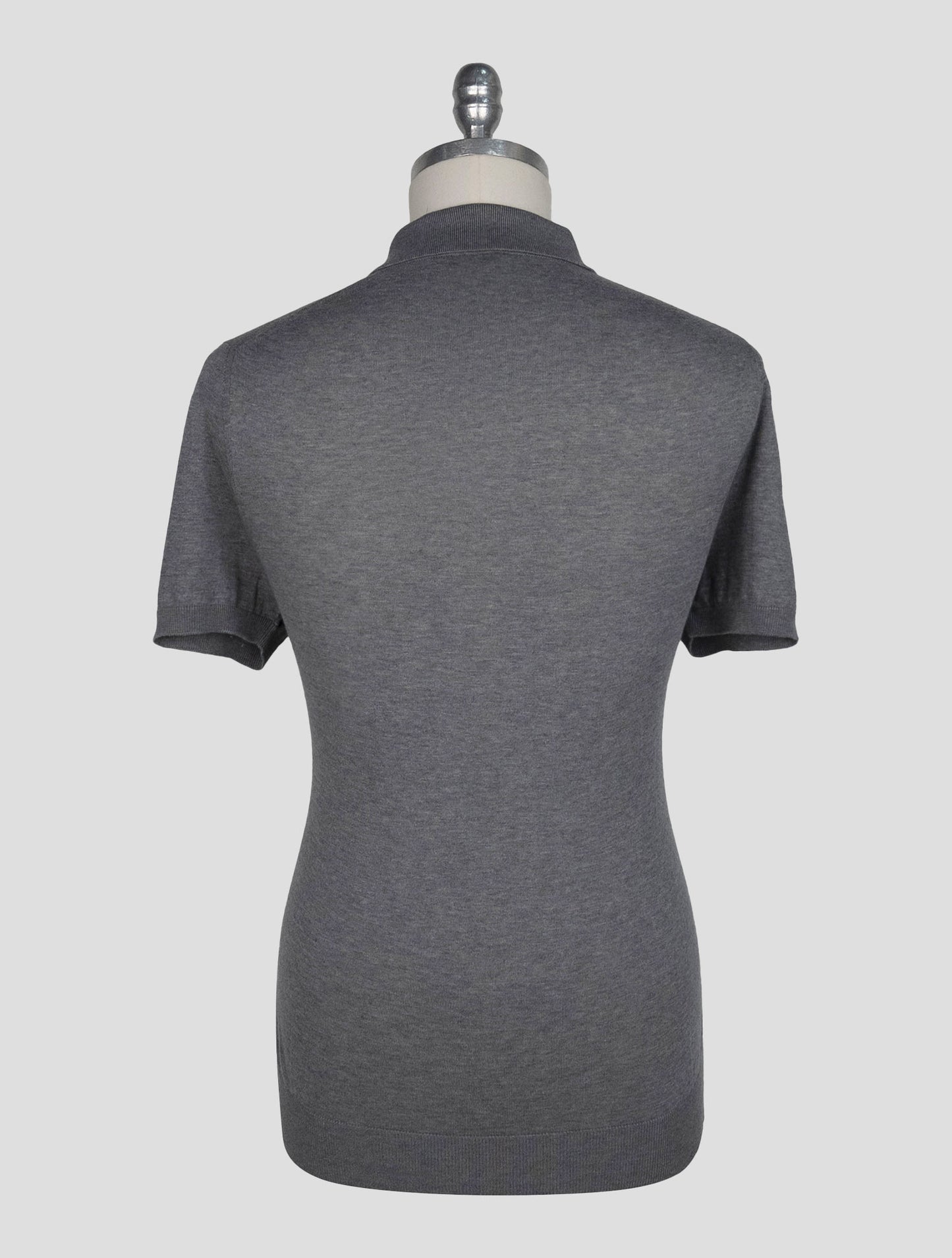 Kiton Gray Cotton Polo