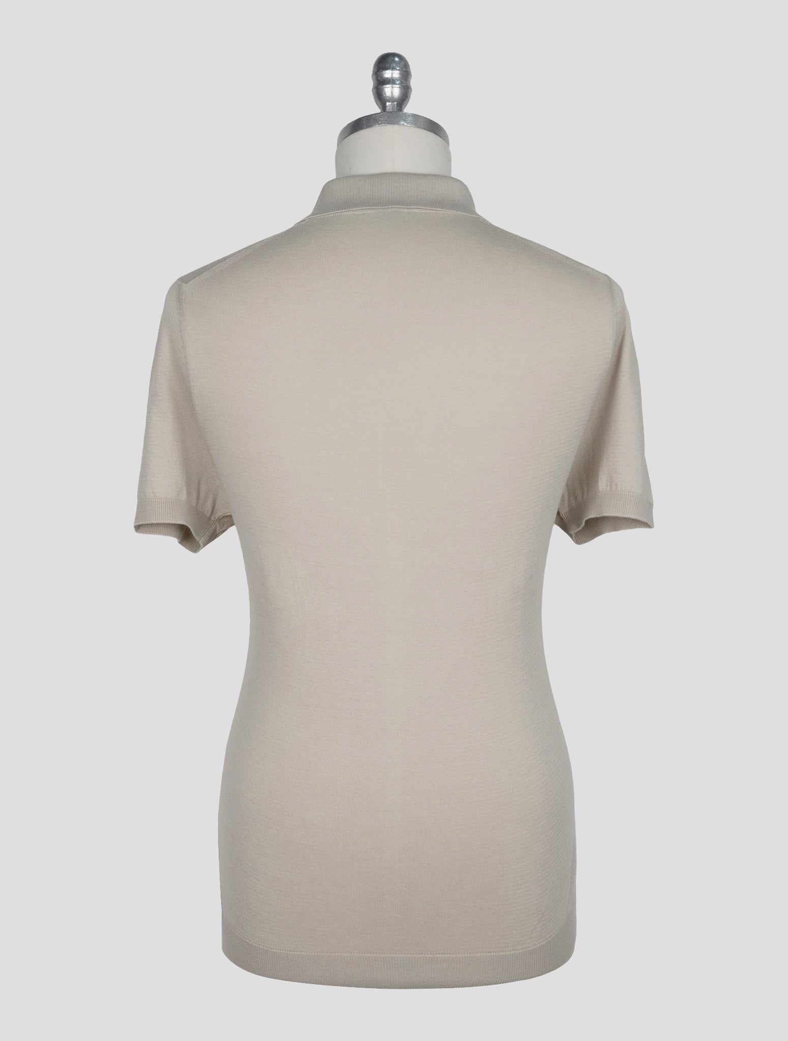 Kiton Beige Cotton Polo