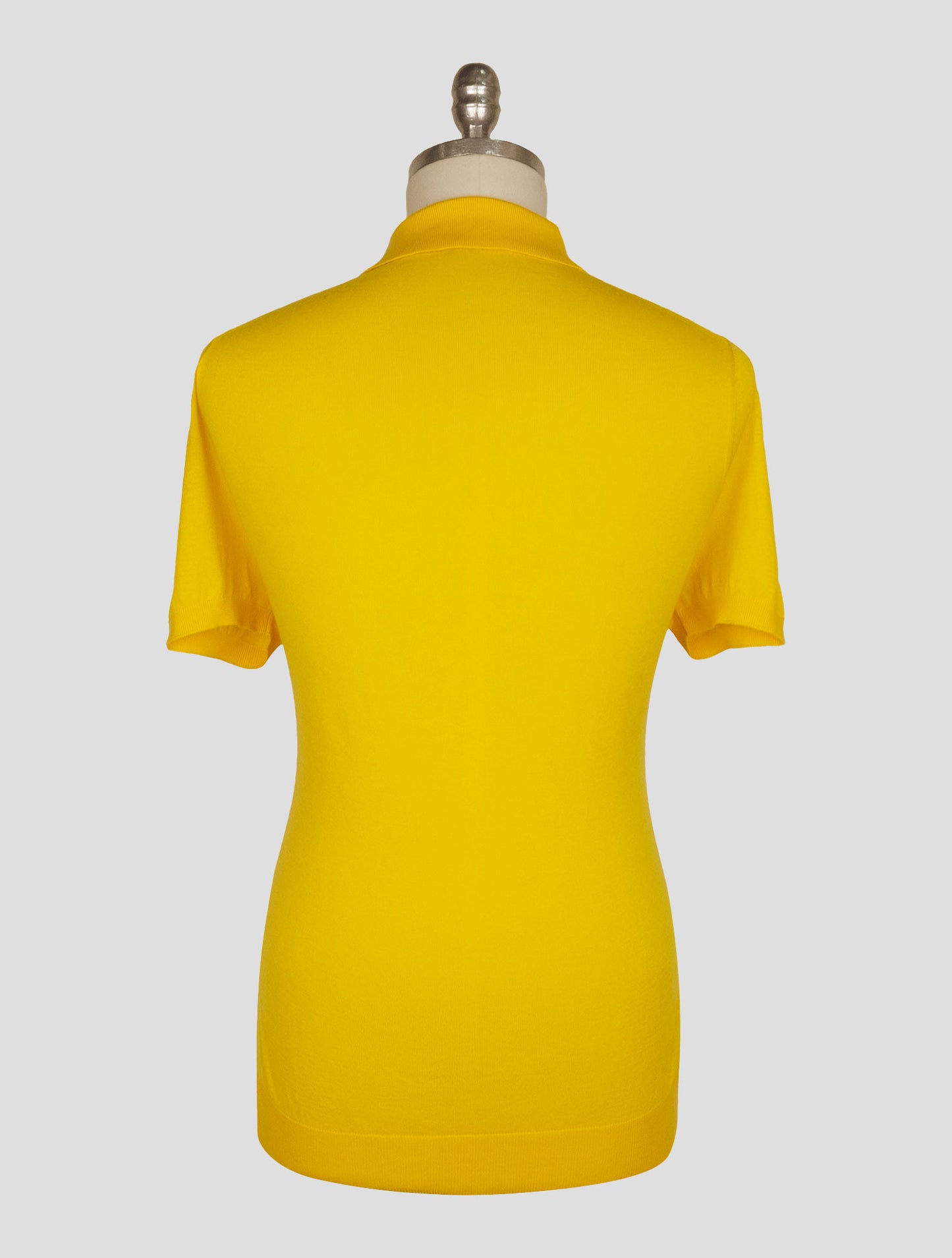 Kiton Yellow Cotton Polo