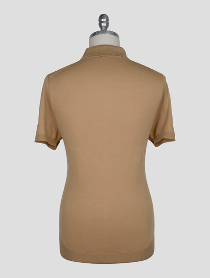 Kiton Beige Cotton Polo