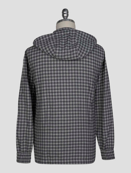 Kiton Gray Cotton Shirt Umbi