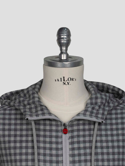 Kiton Gray Cotton Shirt Umbi