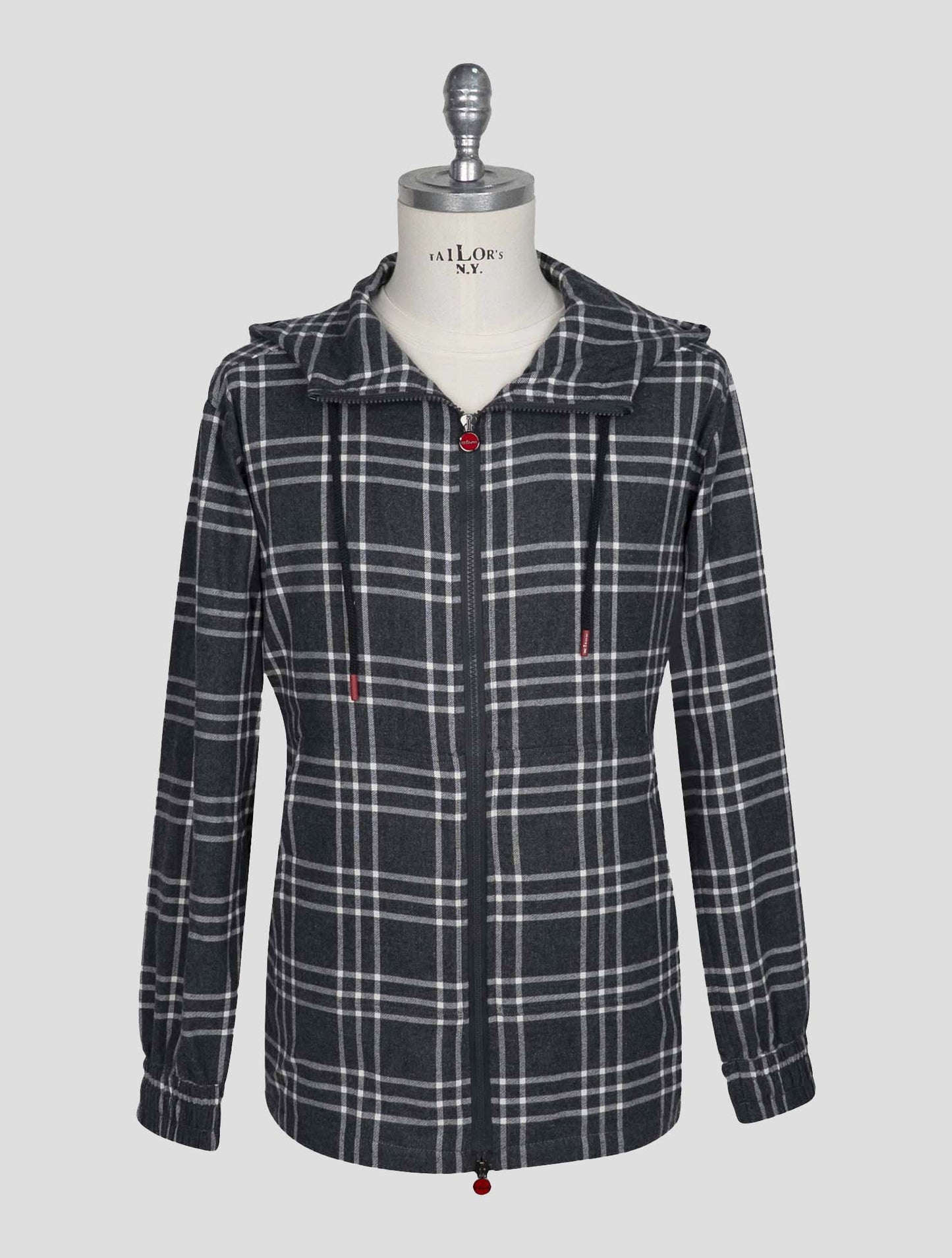 Kiton Gray Cotton Shirt Umbi