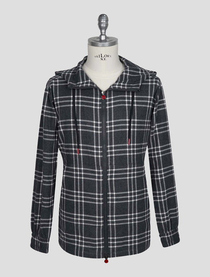 Kiton Gray Cotton Shirt Umbi