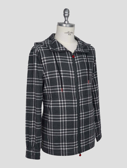 Kiton Gray Cotton Shirt Umbi