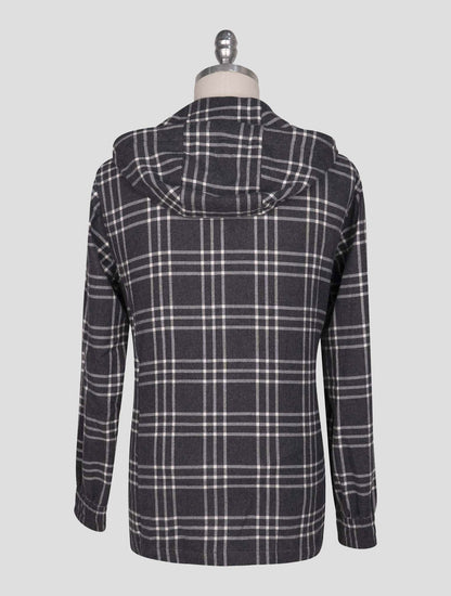 Kiton Gray Cotton Shirt Umbi